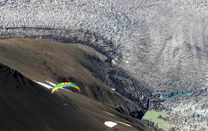 Paragliding in Iceland-Bruce-Goldsmith Glacier Highlands